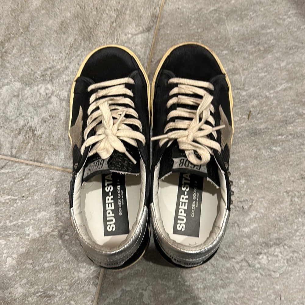 Golden goose super star classic with eyelets size 37